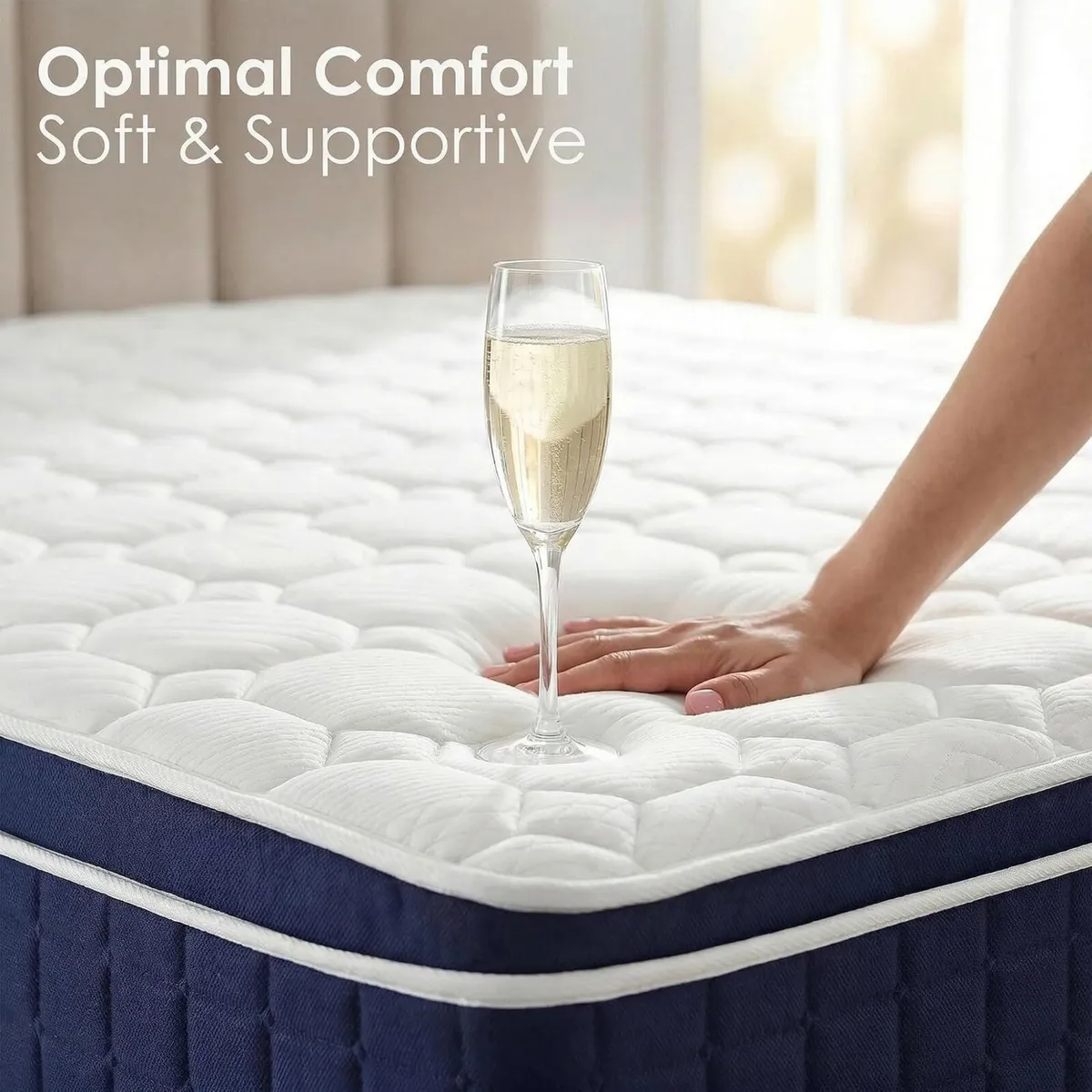 Mattress 6 Medium Firm Hybrid with Memory - Image 2