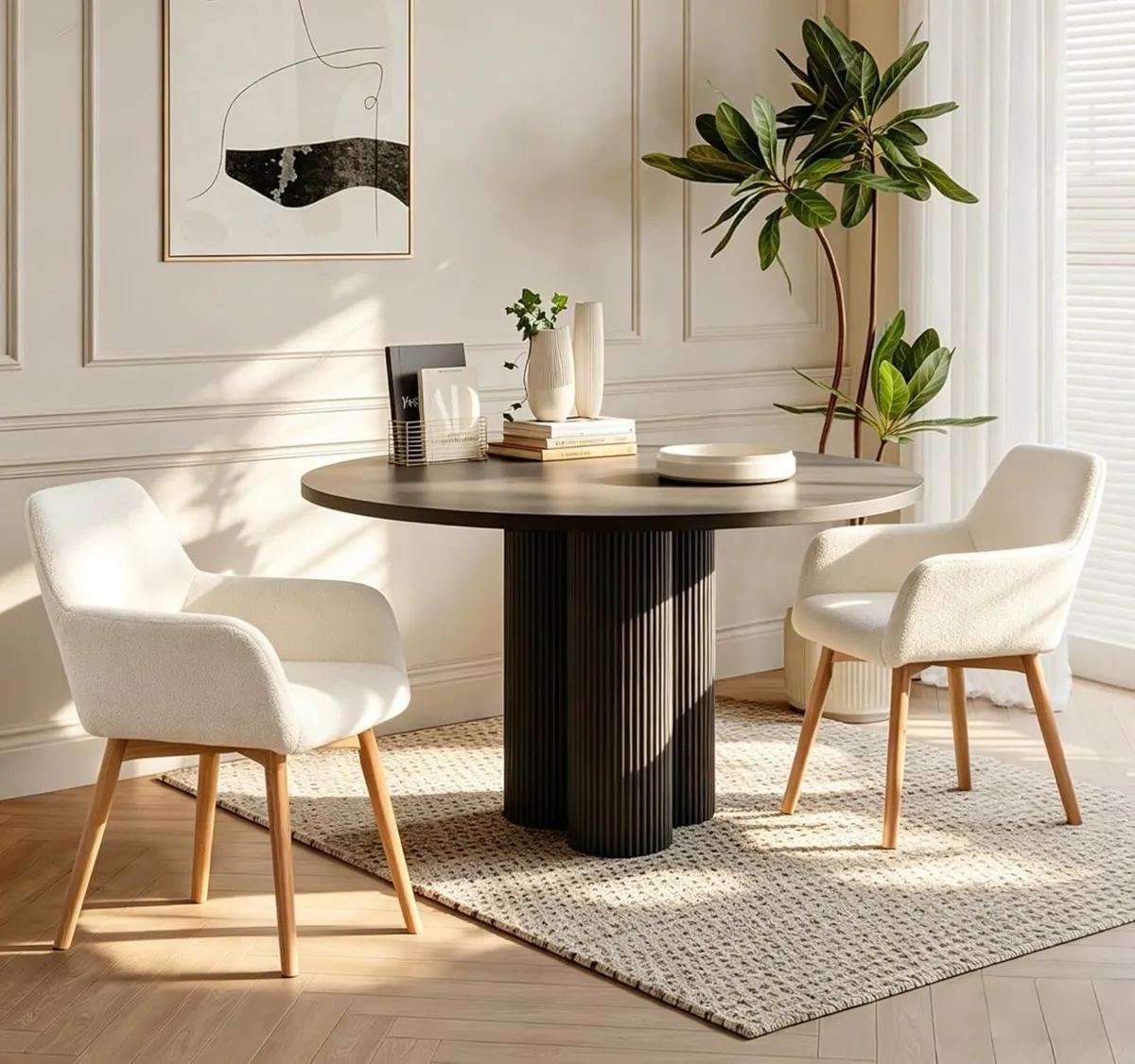 Desk Chair No Wheels Vanity Comfy Accent Chairs - Image 1