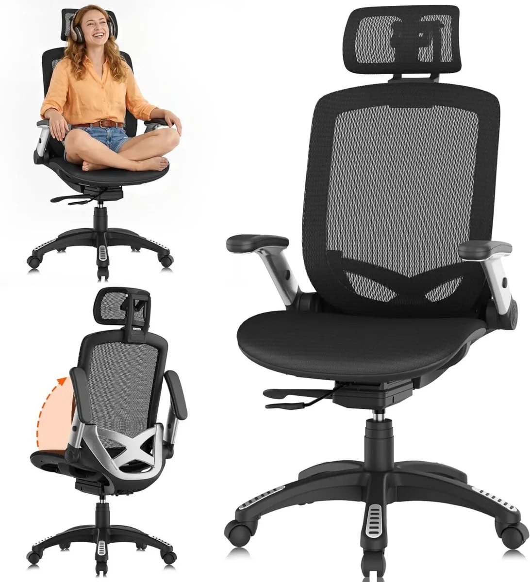 Ergonomic Office Chair High Back Mesh Desk - Image 1