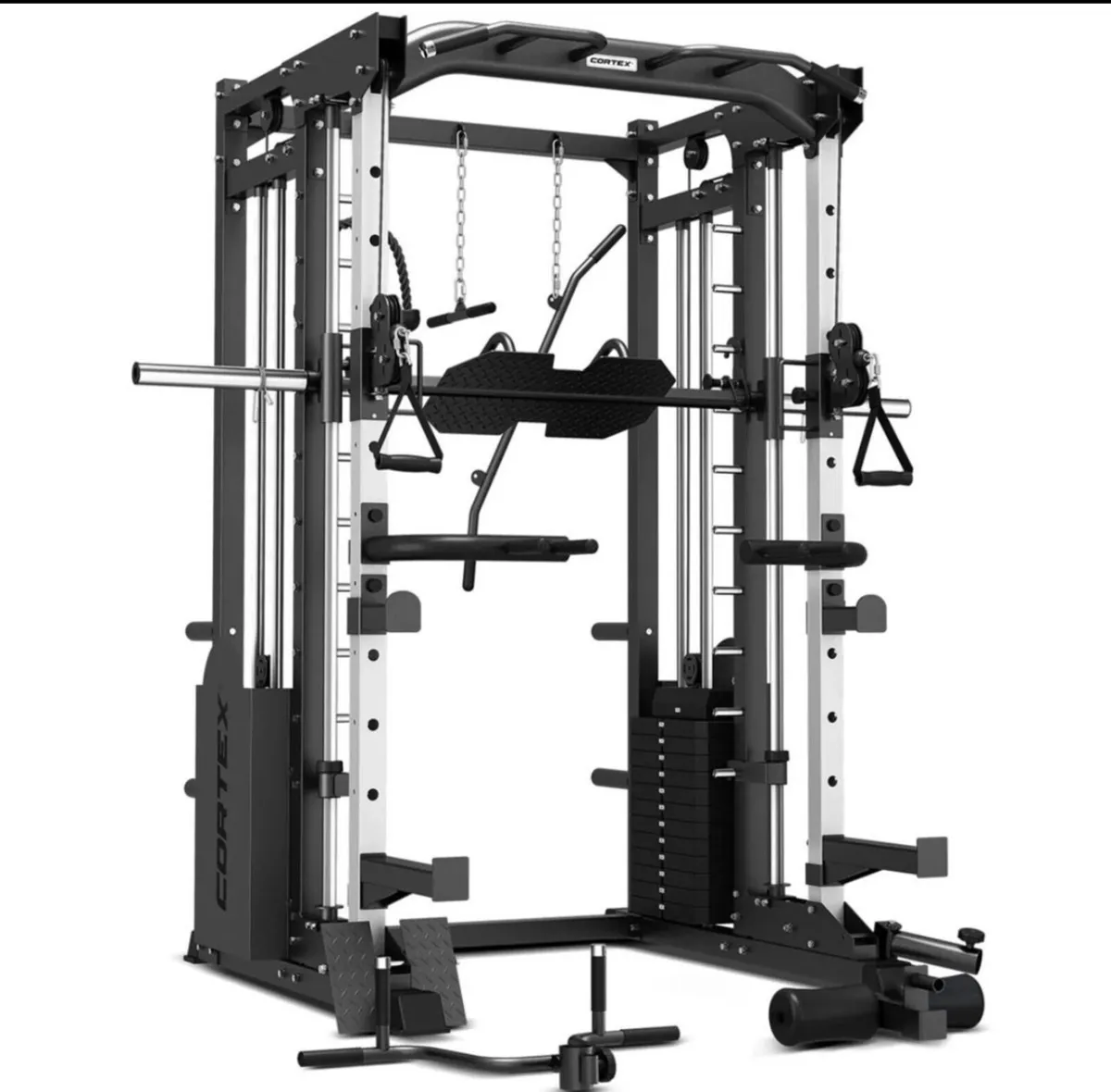 Multifunctional squat, smith, dual cable 2 x 74kg - Image 1