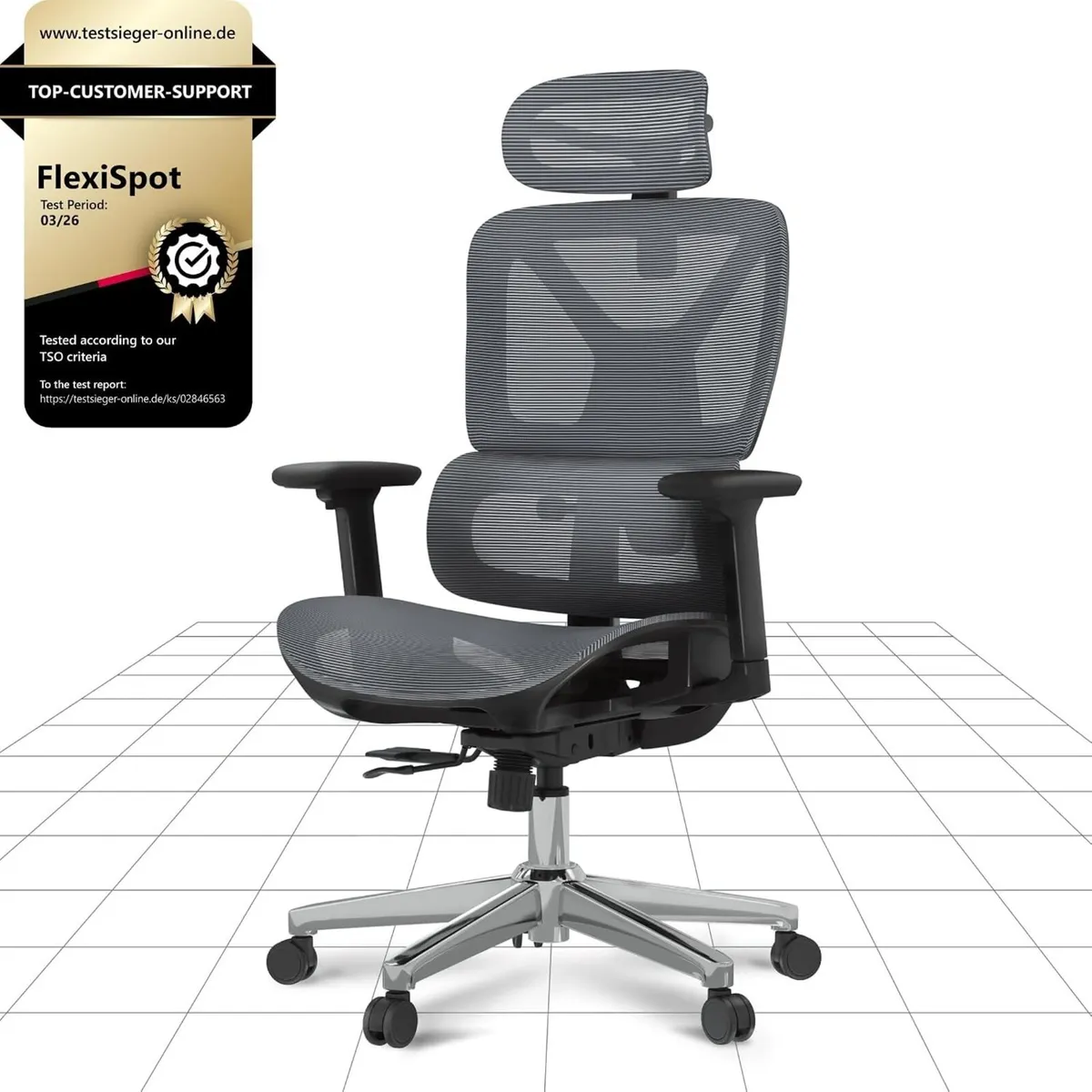 Ergonomic Office Chair Executive Mesh Desk - Image 1