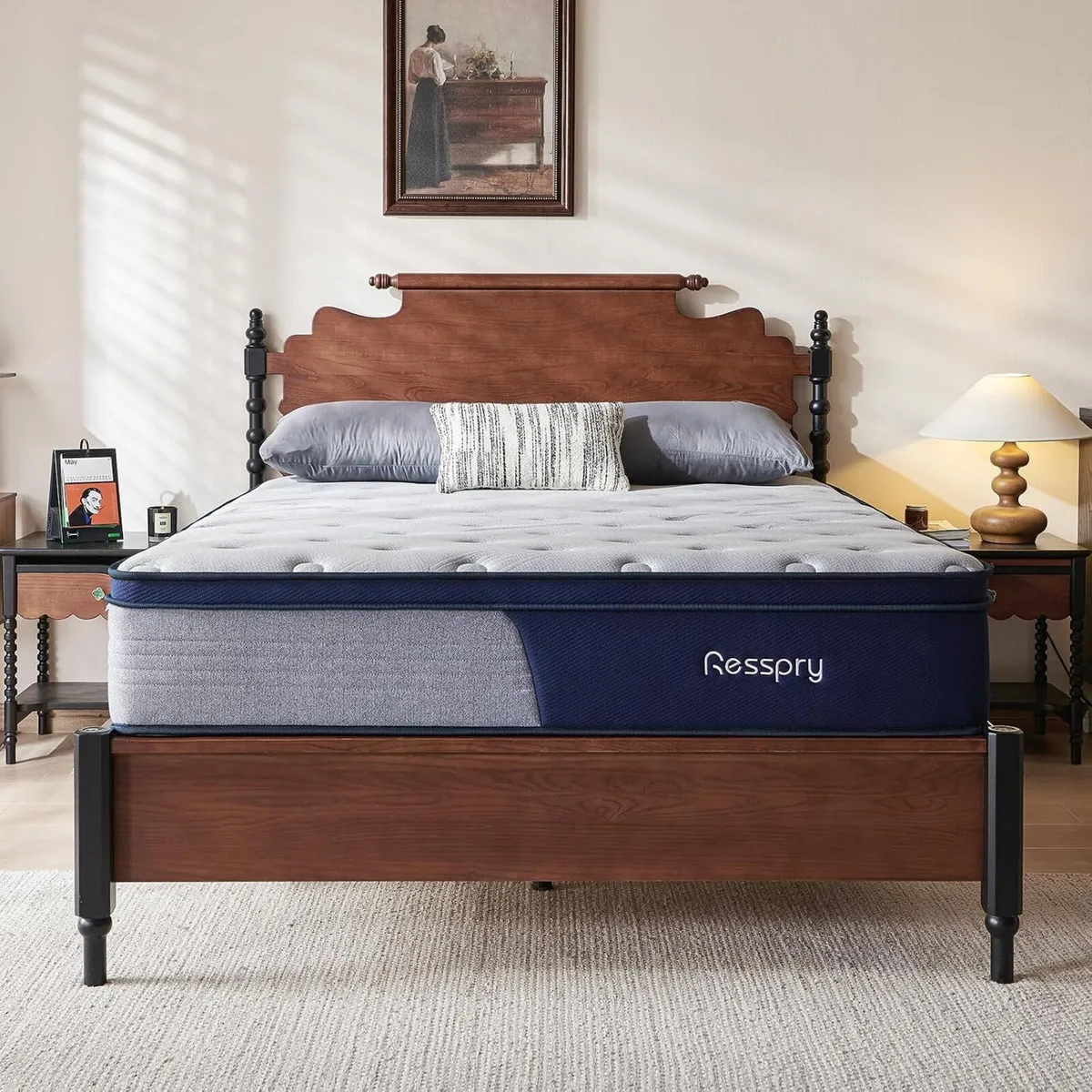 Mattress 12 Inch Memory Foam Sprung for Cool - Image 1