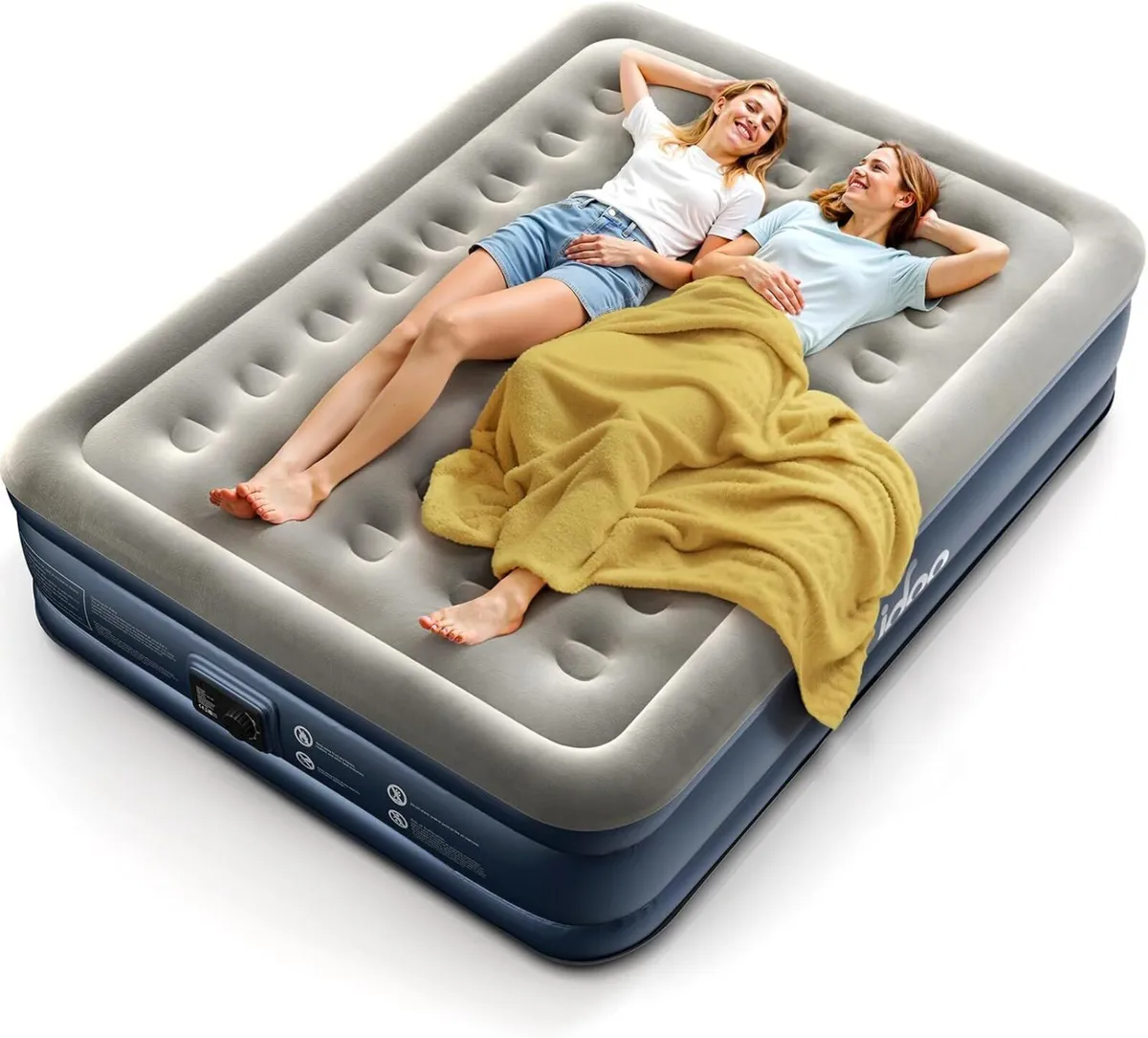 Inflatable Mattress Airbed with Built-In Pump - Image 1