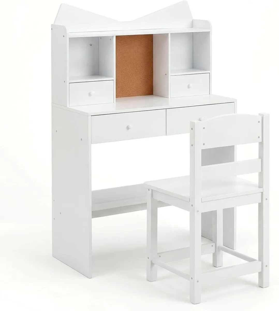 Kids Desk and Chair Set Children Writing Table - Image 1