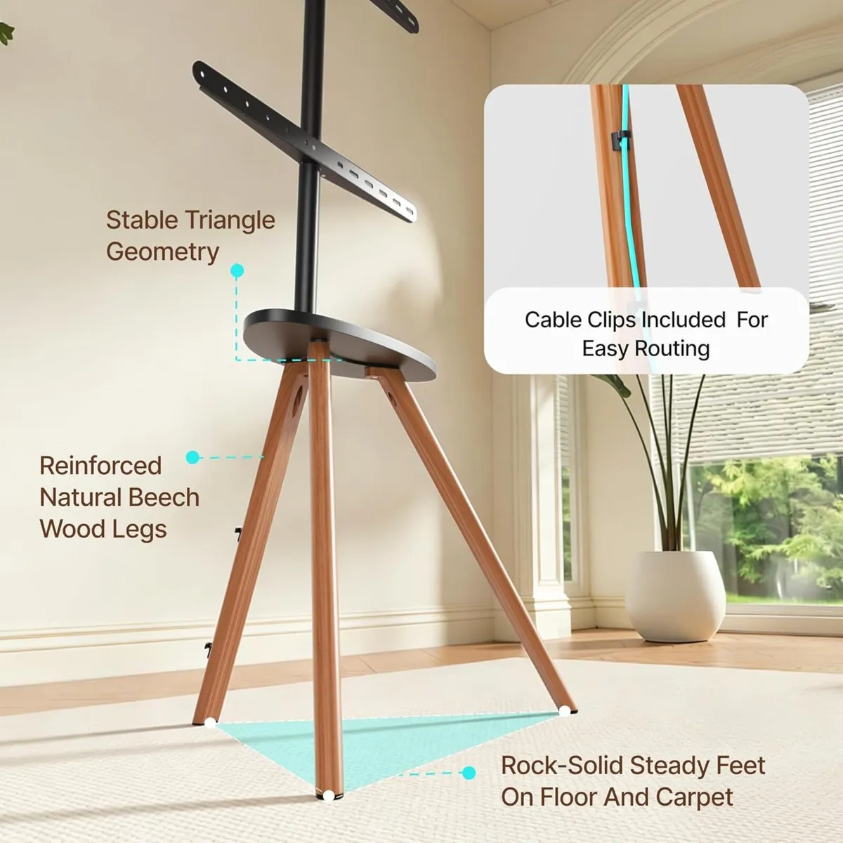TV Floor Stand for 45–65 Inch - Image 4