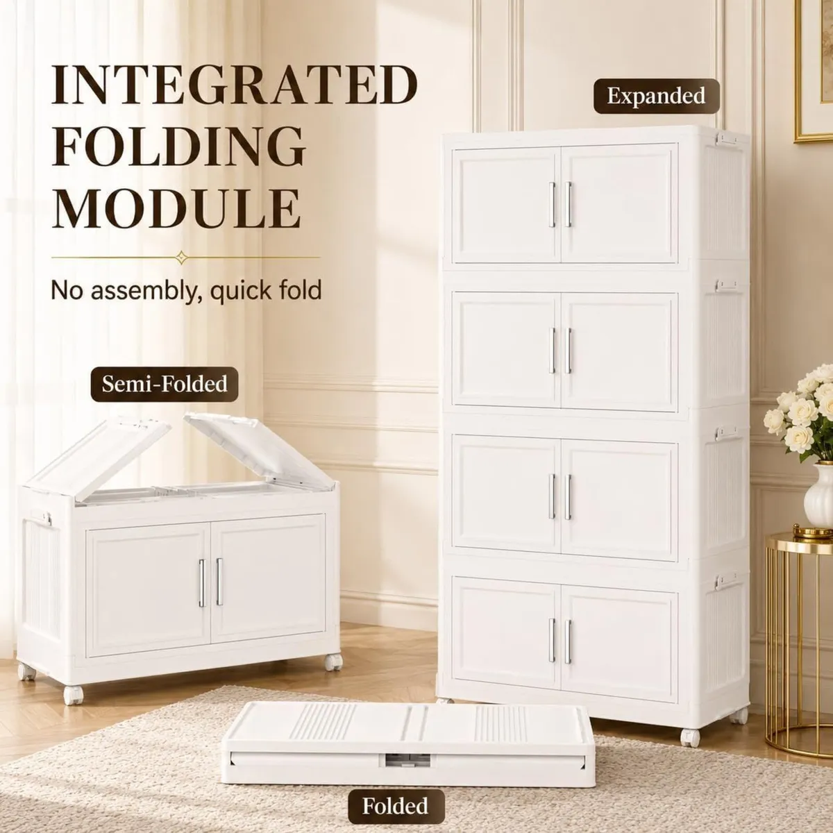 Storage Boxes with Lid 80lx5 Tier Plastic Box - Image 4