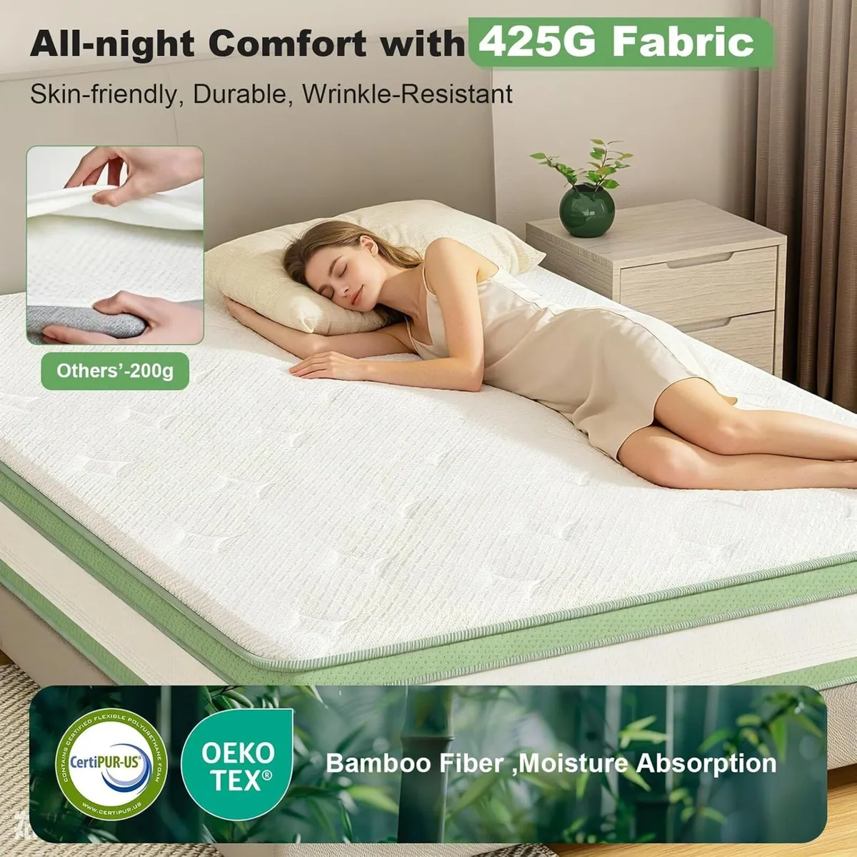 Frideko Mattress Medium Firm Hybrid Pocket - Image 4