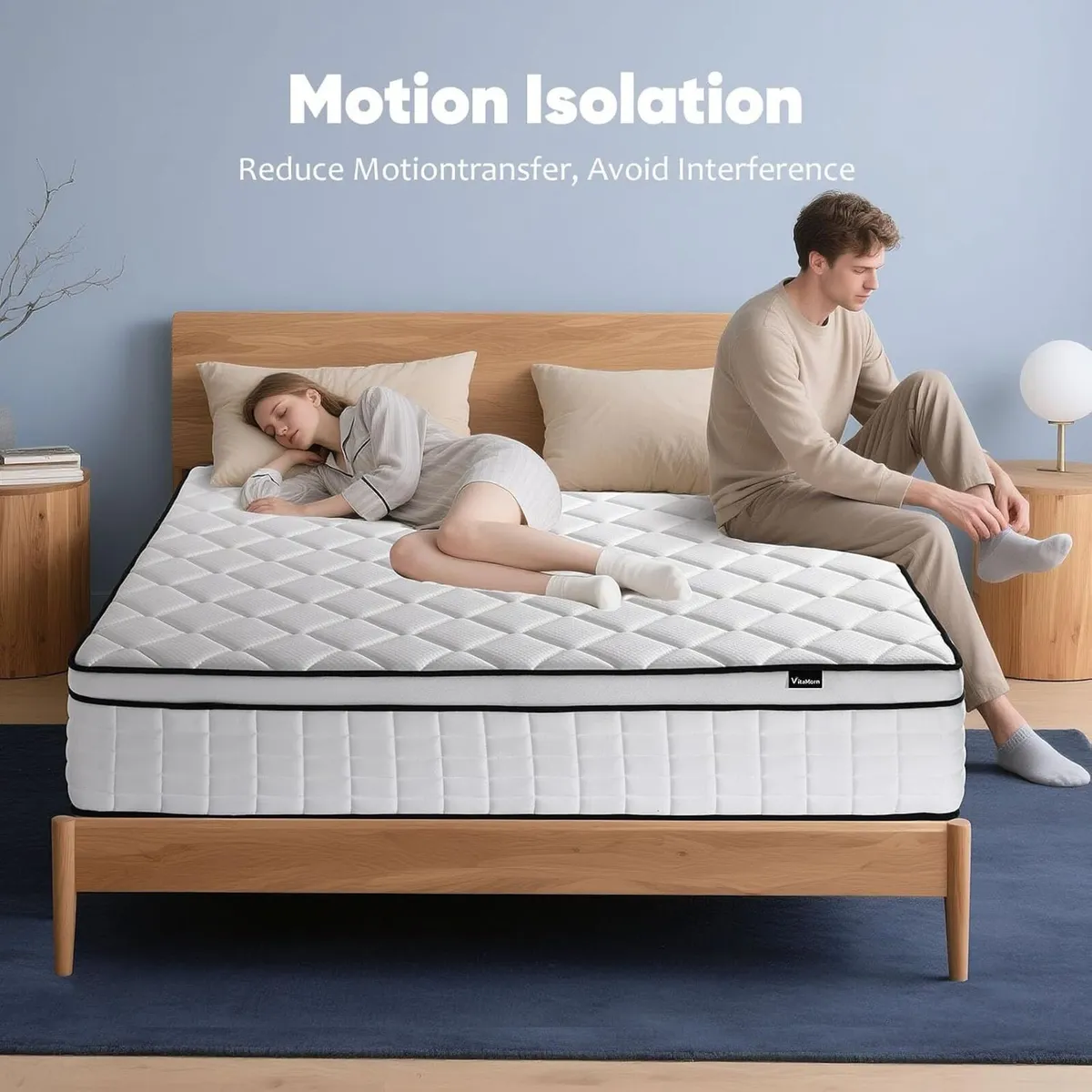 Mattress Memory Foam Pocket Sprung Orthopaedic 10 - Image 3