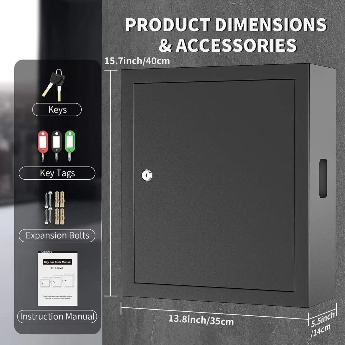 213 Position Key Cabinet Wall Mounted Steel Lock - Image 2