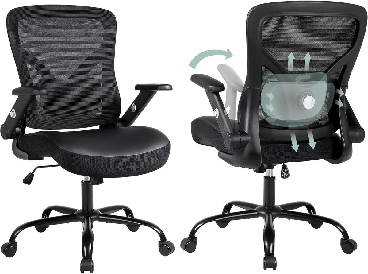 Home Office Chair Ergonomic Mesh Desk - Image 1