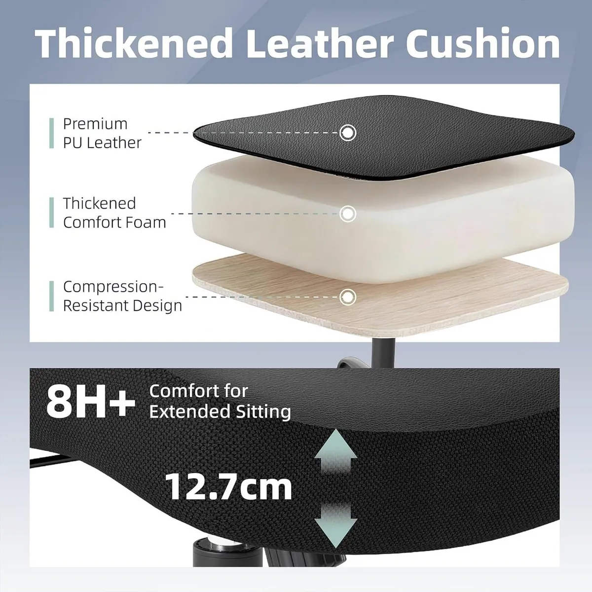 Home Office Chair Ergonomic Mesh Desk - Image 4