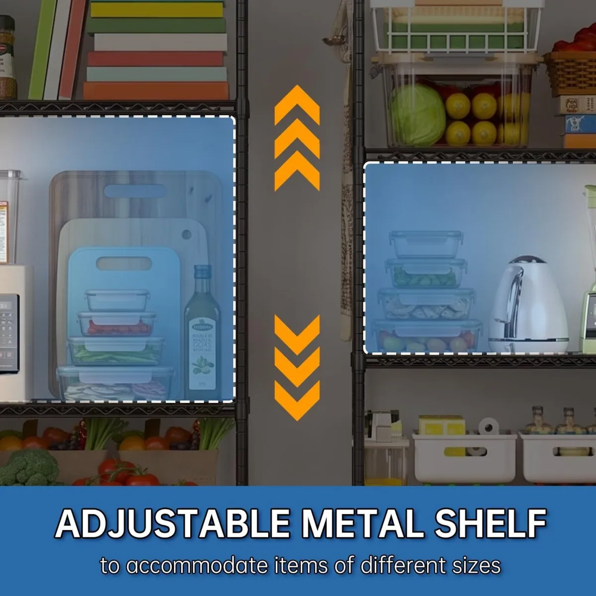 91x40x193CM 6-Tier Heavy Duty Metal Shelving - Image 3