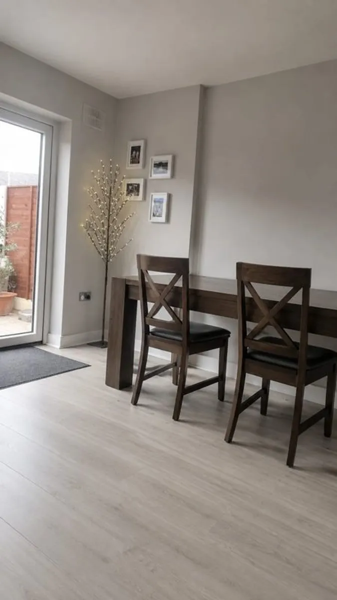 Table with bench and 4 chairs - Image 4