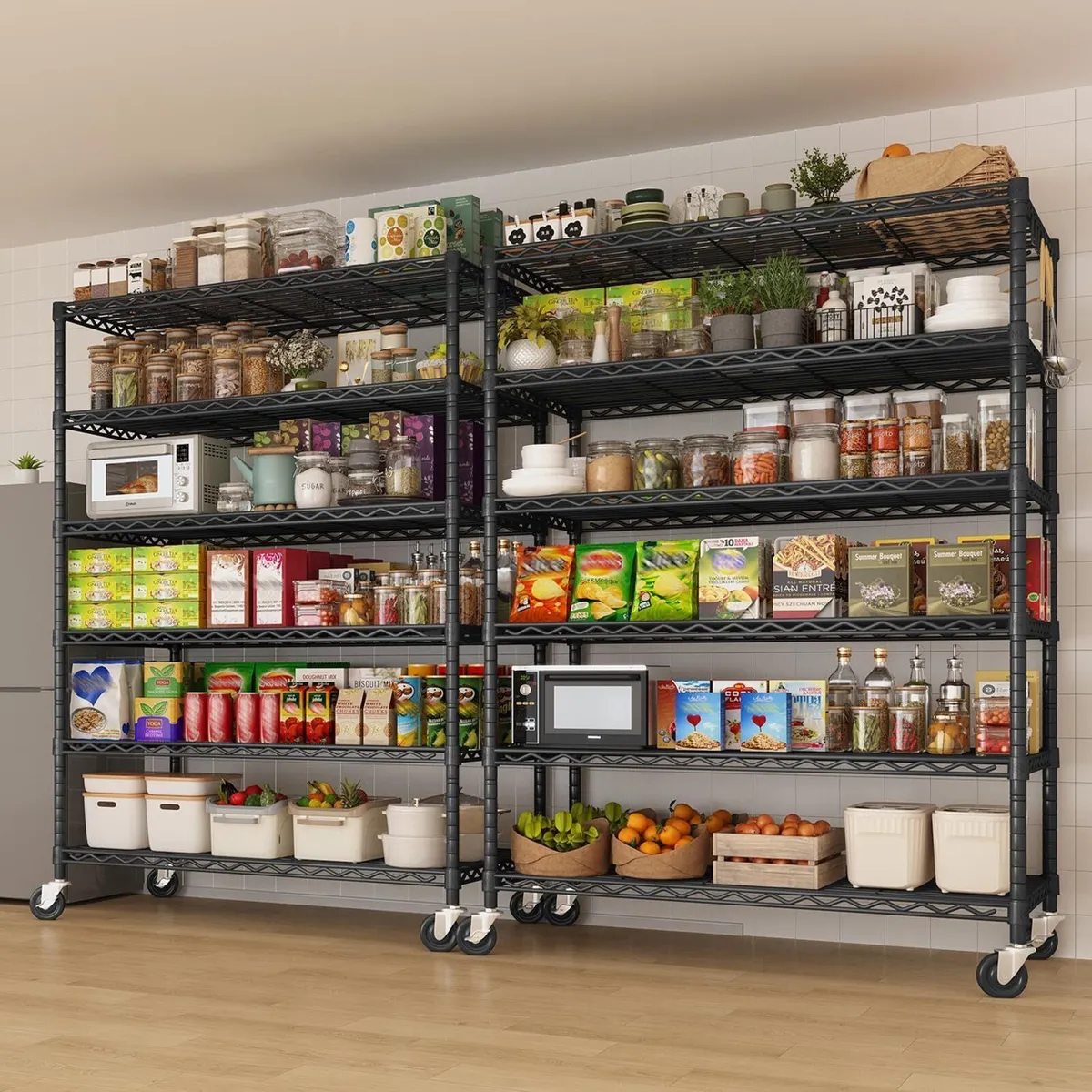 Storage Shelves 6 Tier Sturdy Metal Garage - Image 2
