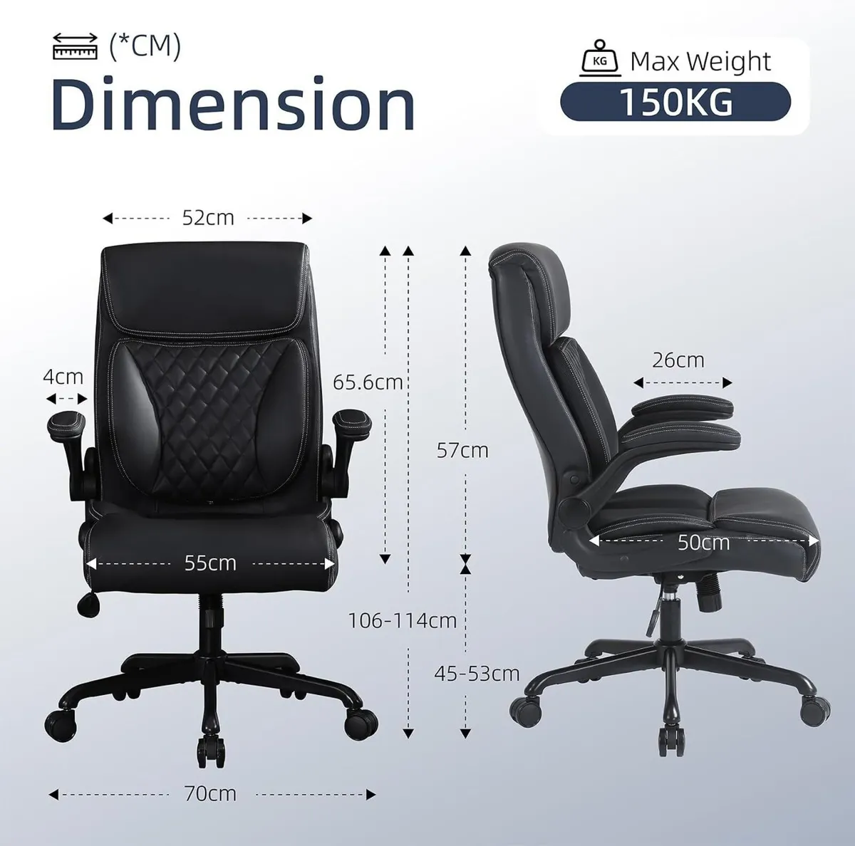 Ergonomic Office Chair Desk Executive for Home - Image 3