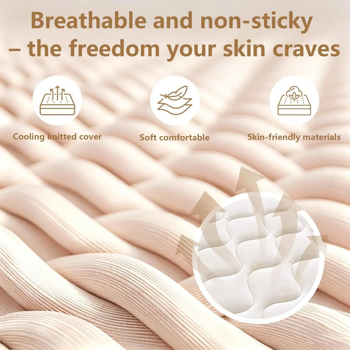 Mattress Hybrid Memory Foam Pocket Spring - Image 4
