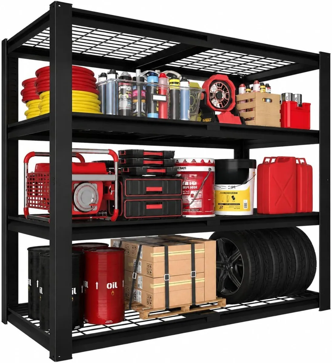100x50x150CM Heavy Duty Garage Shelving Metal - Image 1