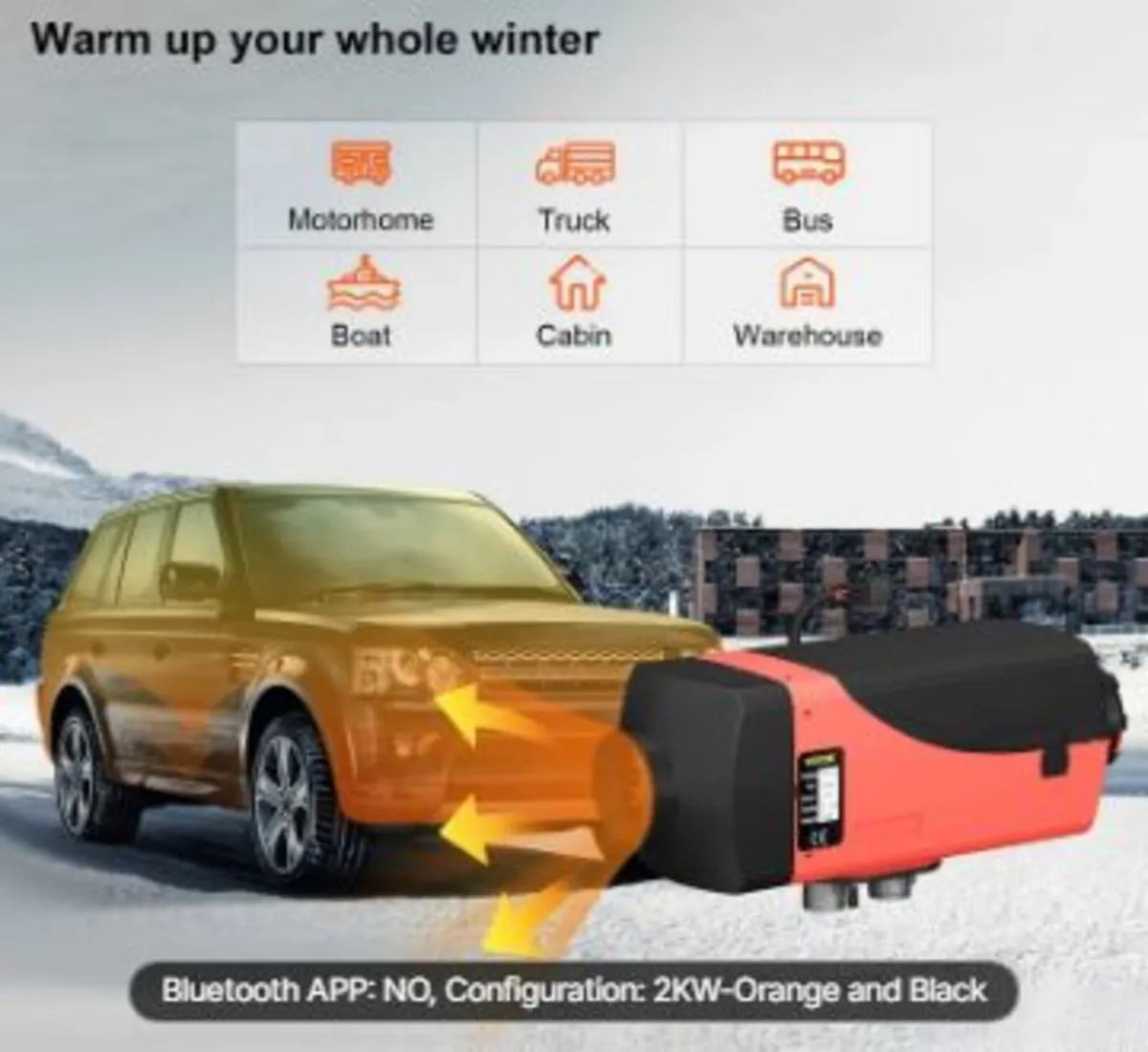 12V 2KW Diesel Air Heater Diesel - Image 2