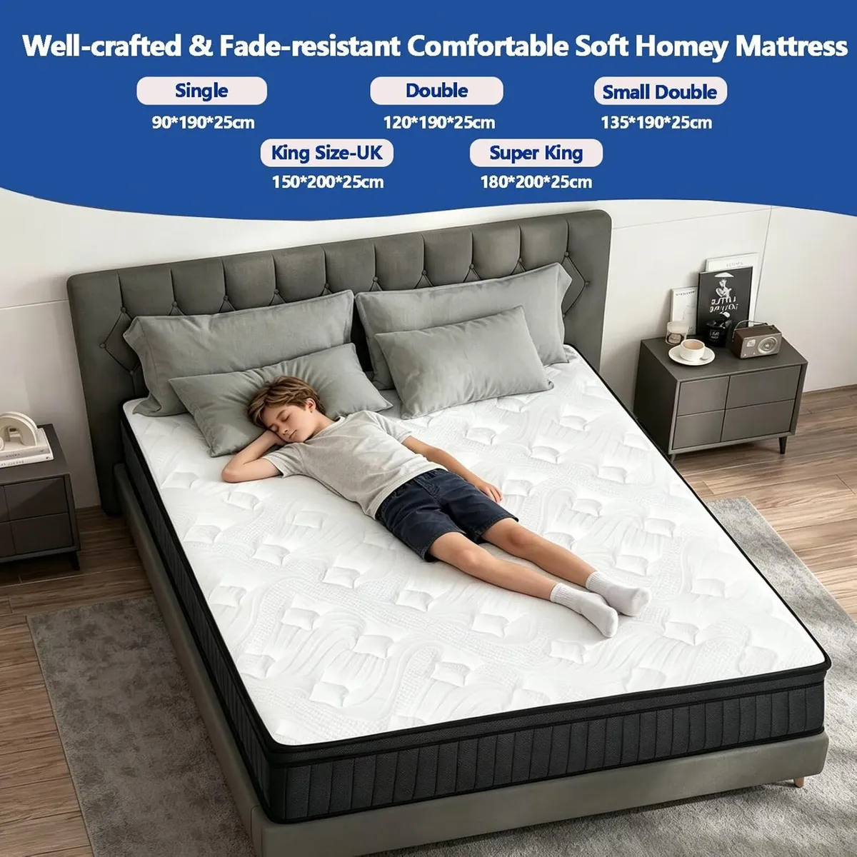 Premium Firm Hybrid 0 Zero Memory Foam Mattress - Image 2