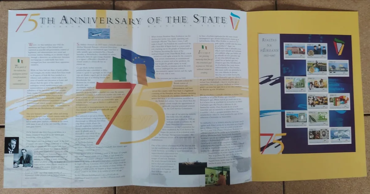 Ireland 1997 An Post 75th Anniversary of the State - Image 1