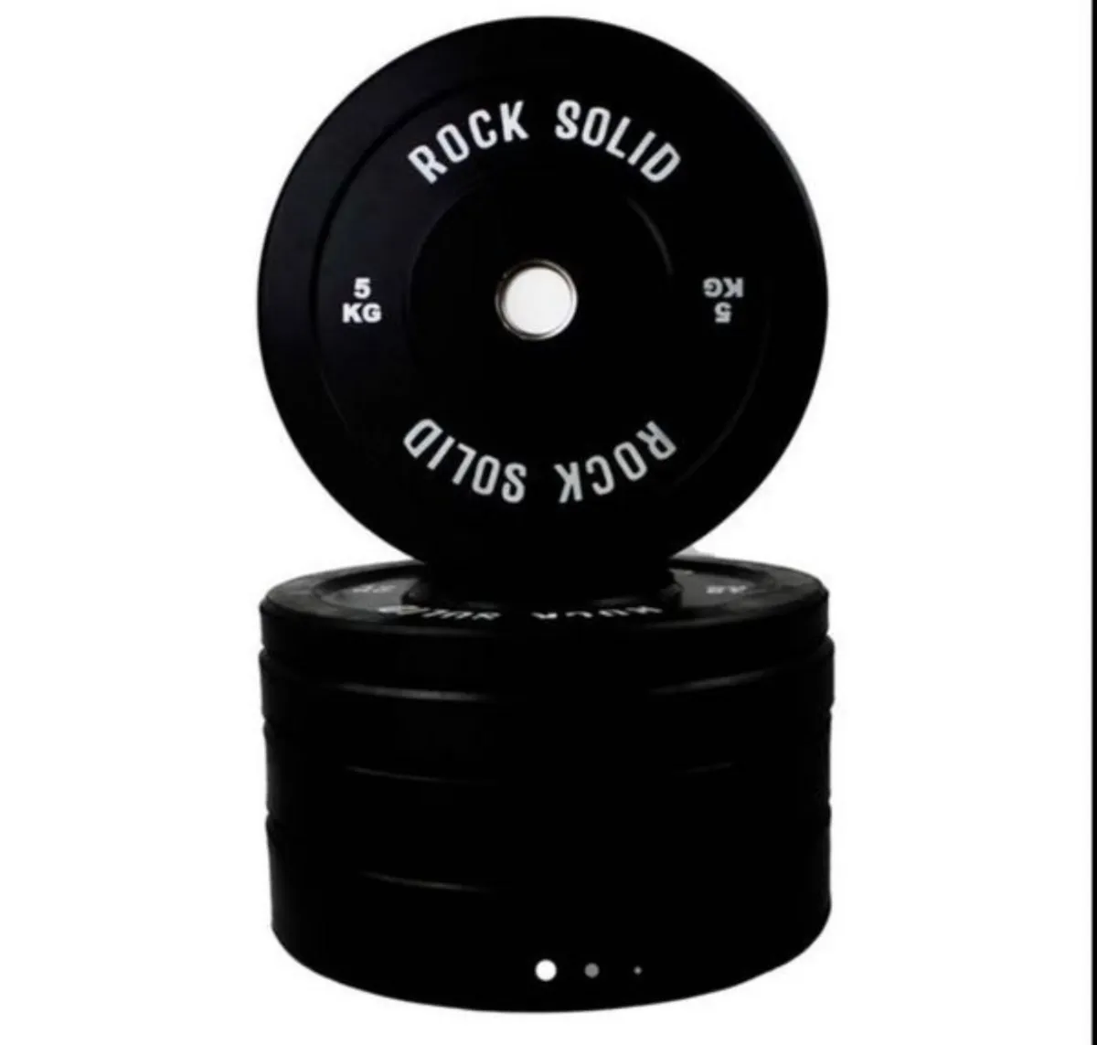 Olympic Barbell and weight plates 127.5kg (new) - Image 2