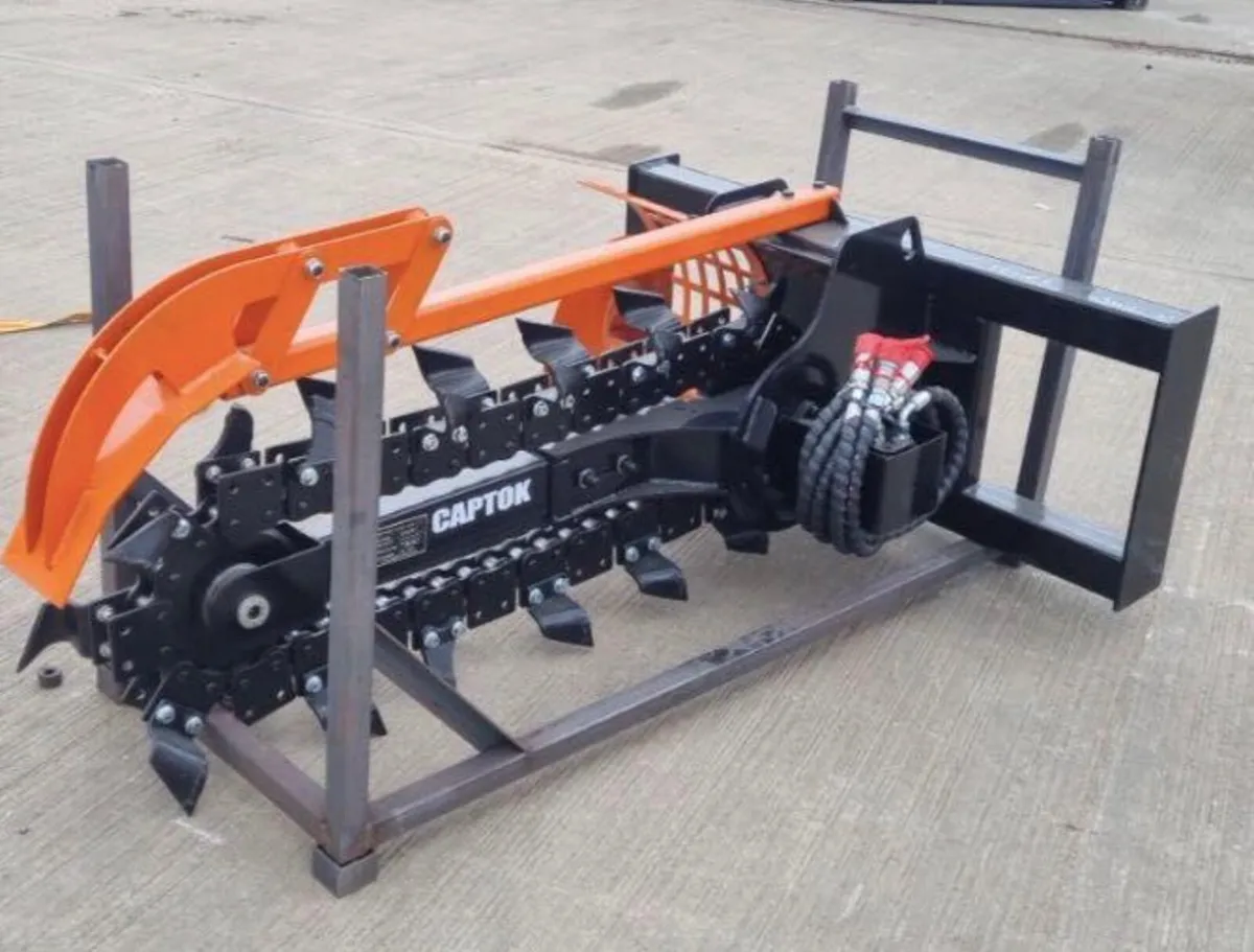 2026 Captok CK-X39 Hydraulic Trencher – Mini Skid - Image 1