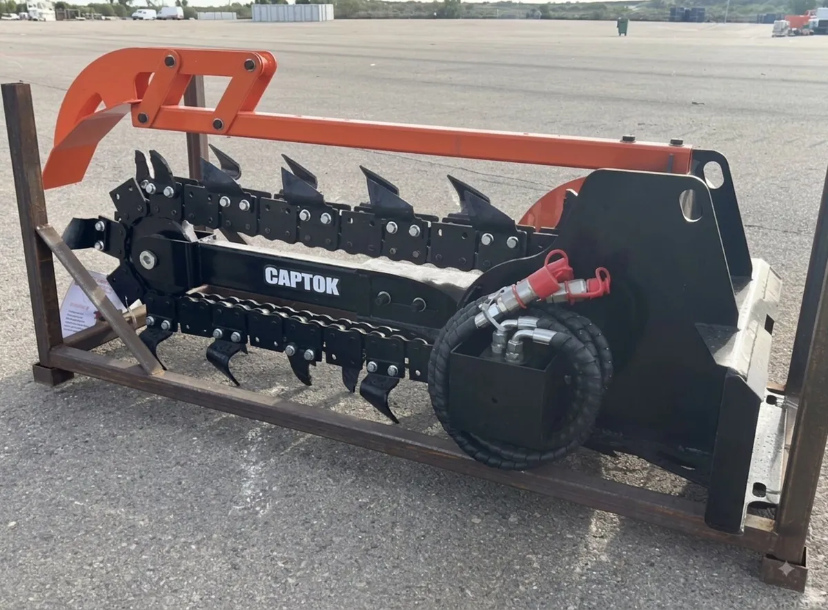 2026 Captok CK-X39 Hydraulic Trencher – Mini Skid - Image 3