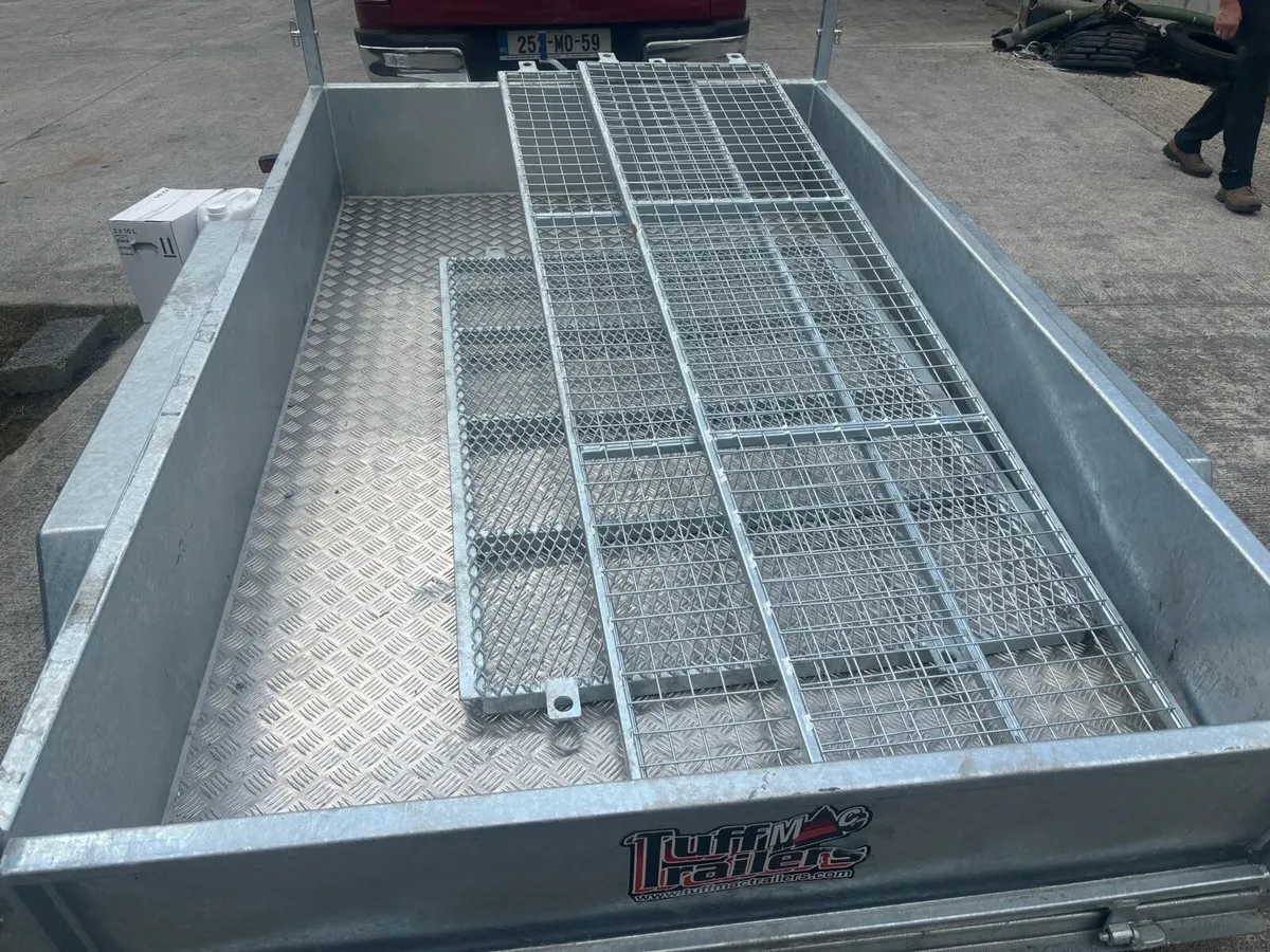 New 8x5 Ifor Williams & Tuff Mac with mesh sides - Image 4