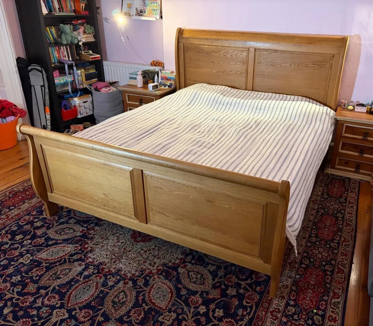 Super King bed frame with TEMPUR mattress included - Image 2