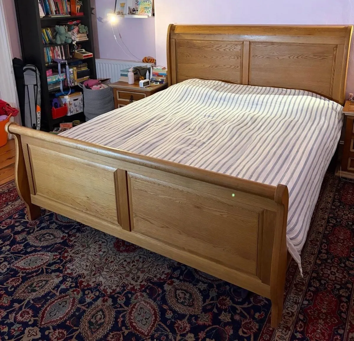 Super King bed frame with TEMPUR mattress included - Image 1