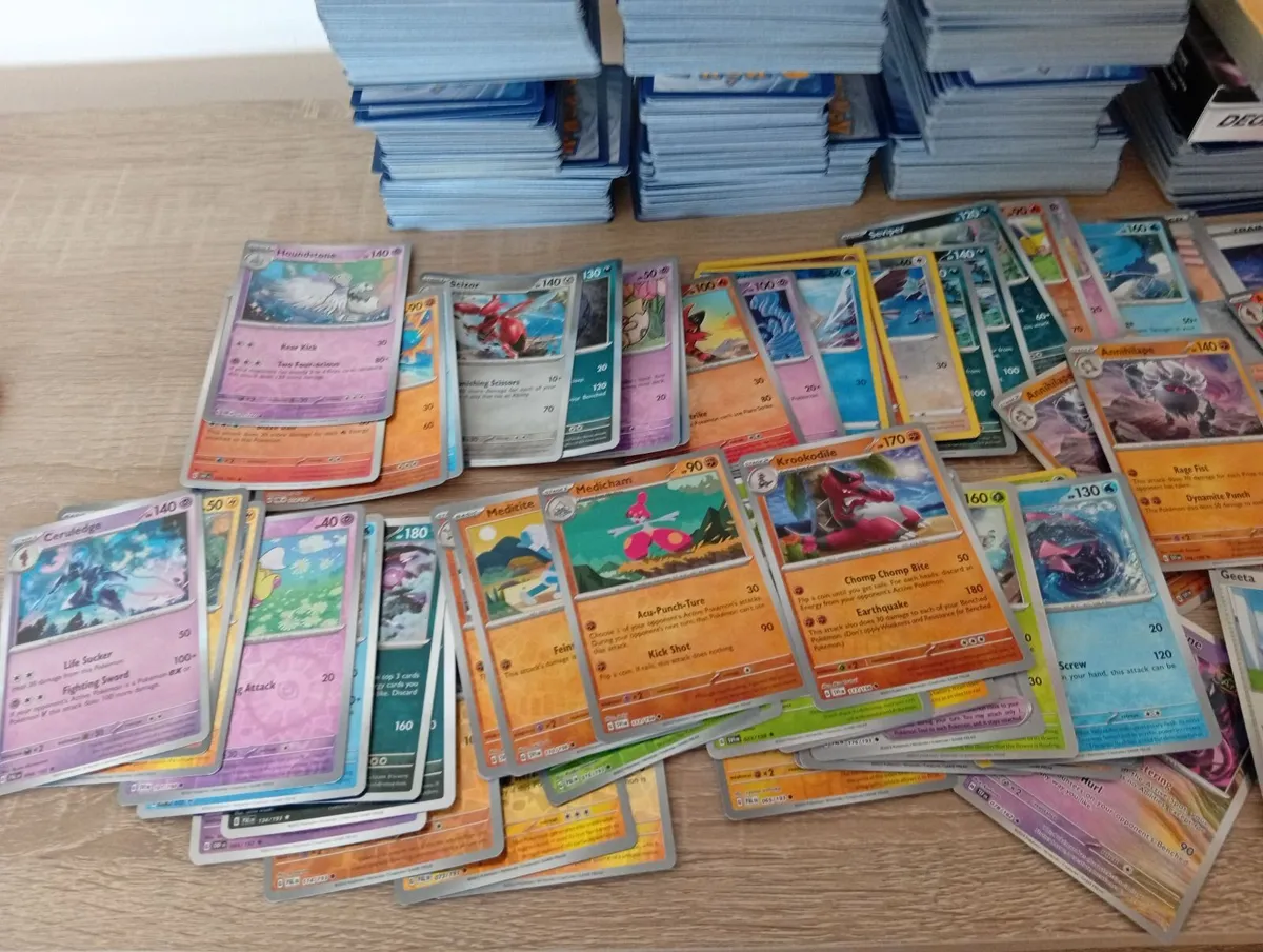 Bulk Lot Of Pokemon Cards Over 1200 In e/c - Image 2