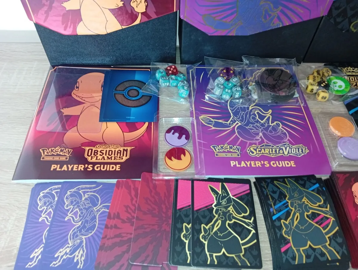 Collection Of Pokemon Card Boxes No Cards Scarlet - Image 2