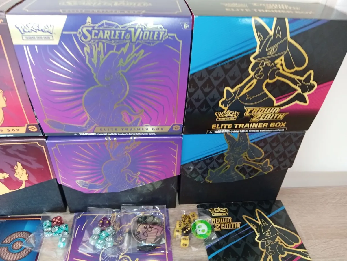 Collection Of Pokemon Card Boxes No Cards Scarlet - Image 4