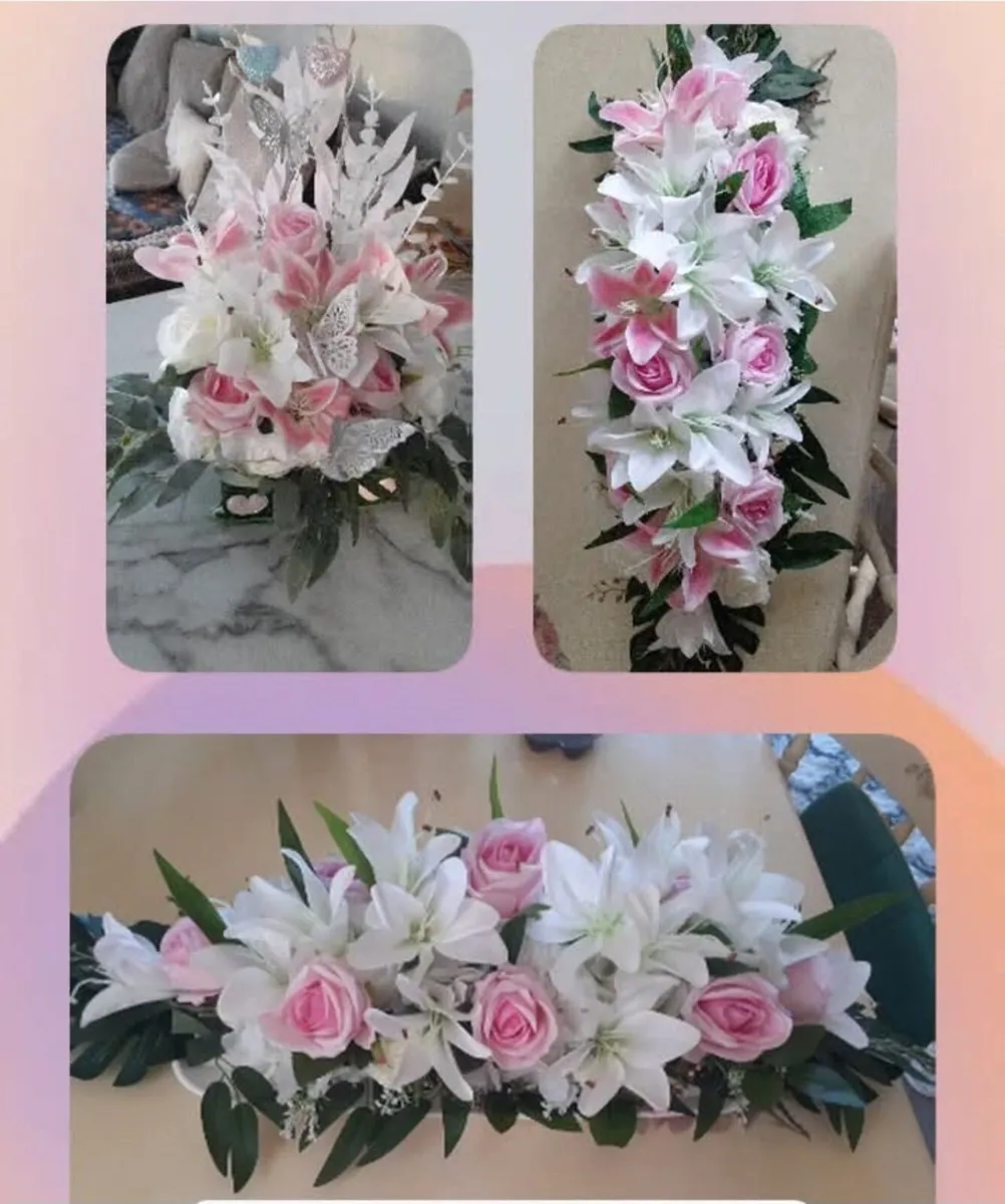 Wedding flowers artificial - Image 3