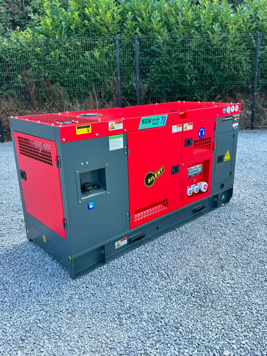 70kVA SILENT DIESEL GENERATOR – NEW / UNUSED - Image 1
