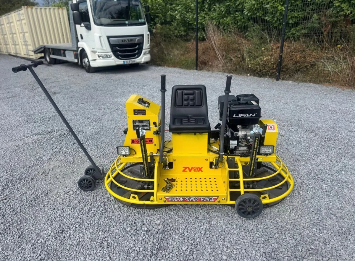 ZVOX RIDE-ON POWER TROWEL – TWIN ROTOR - Image 2