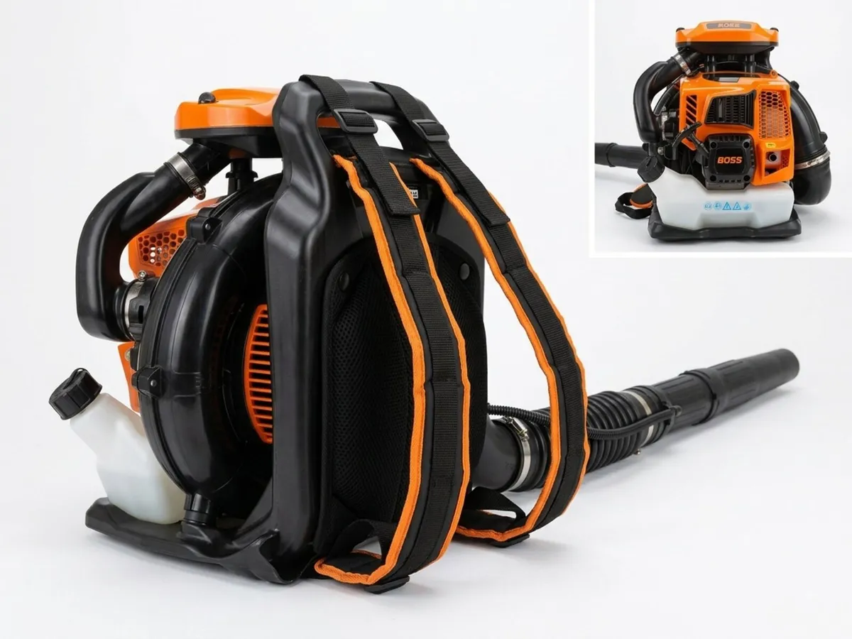 BOSS PETROL BACKPACK LEAF BLOWER – NEW - Image 3