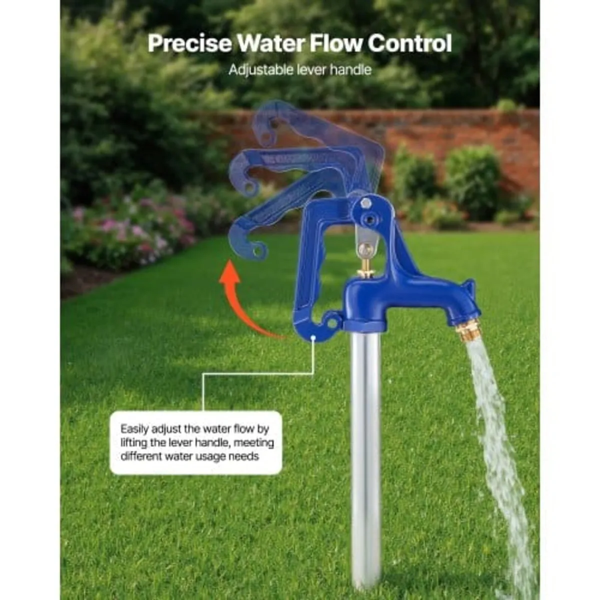 Frost Proof Yard Hydrant, 1895mm Freeze-Proof Outd - Image 2
