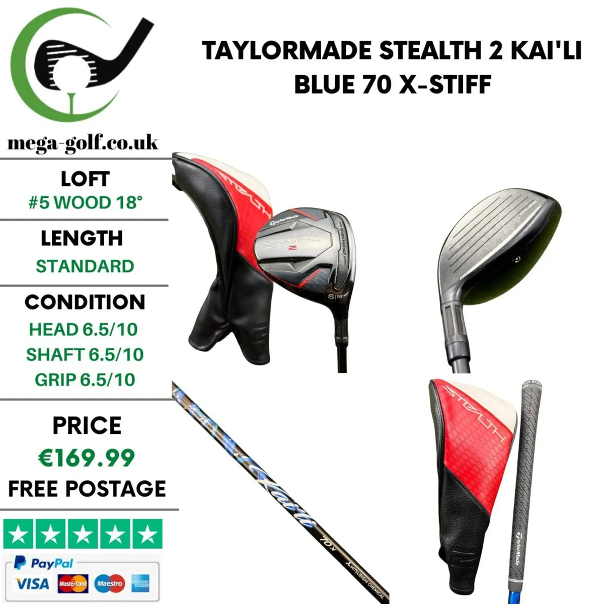 Taylormade Stealth 2 #5 Wood 18° / X-Stiff - Image 1