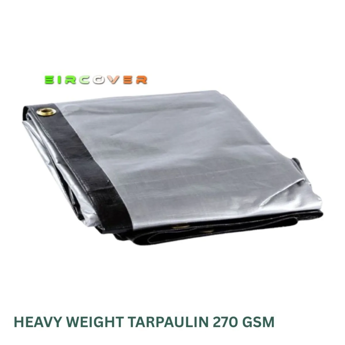 Heavy Weight Tarpaulin  4m x 5m (13' -16') 270 gsm - Image 1