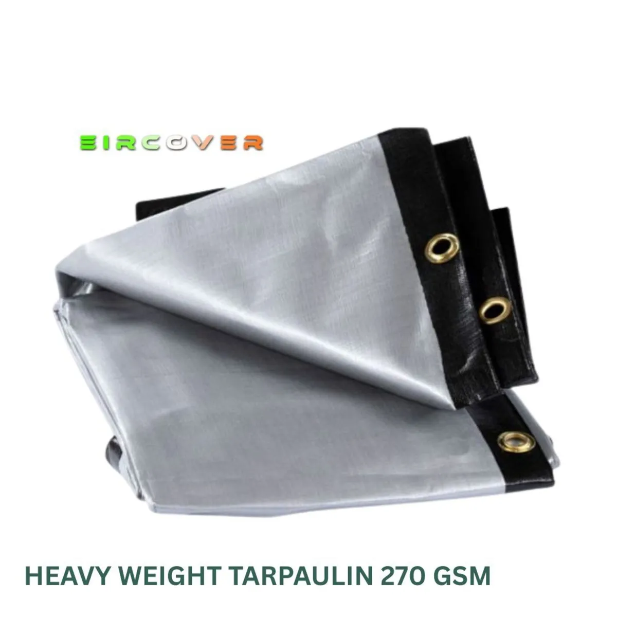 Heavy Weight Tarpaulin  4m x 5m (13' -16') 270 gsm - Image 4
