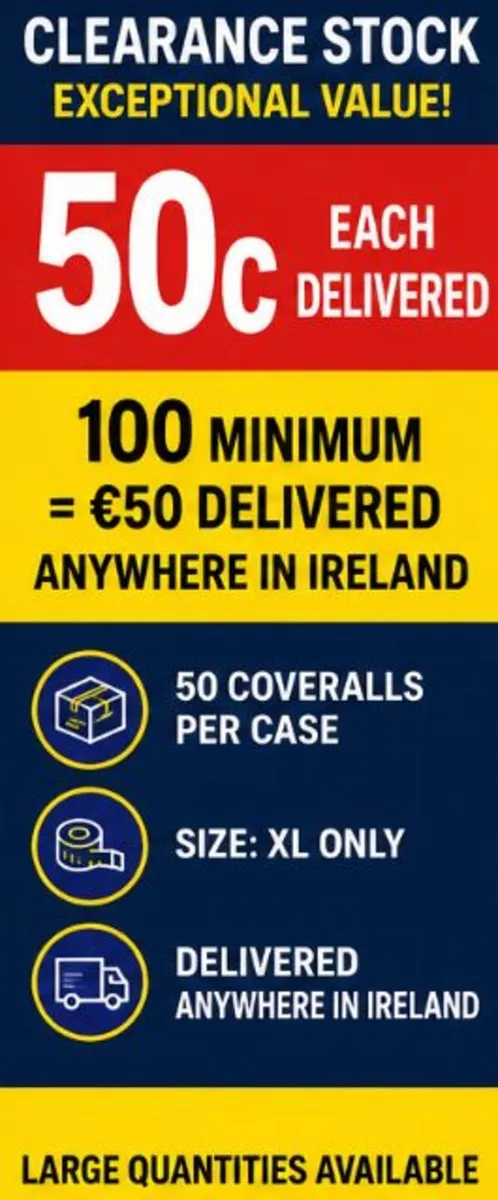 100 Coveralls €50 - Image 3