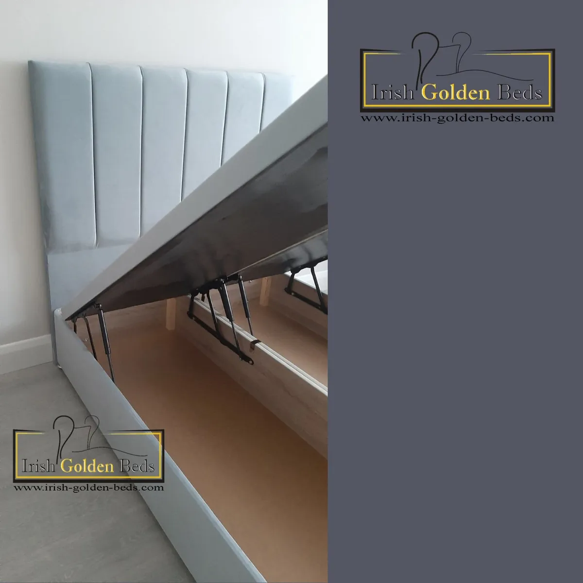 bed frame and headboard, free delivery - Image 3