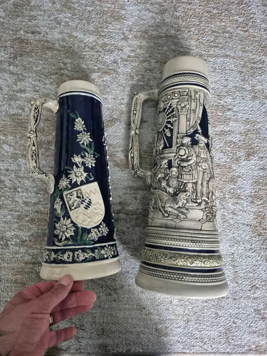 Old German beer steins  BY GERZTL - Image 2