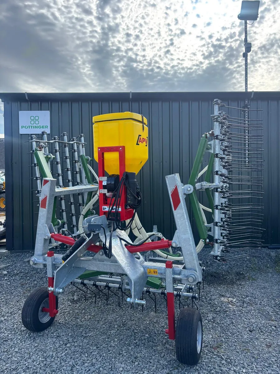 New RakeMan Grass Harrow with APV Air Seeder - Image 2