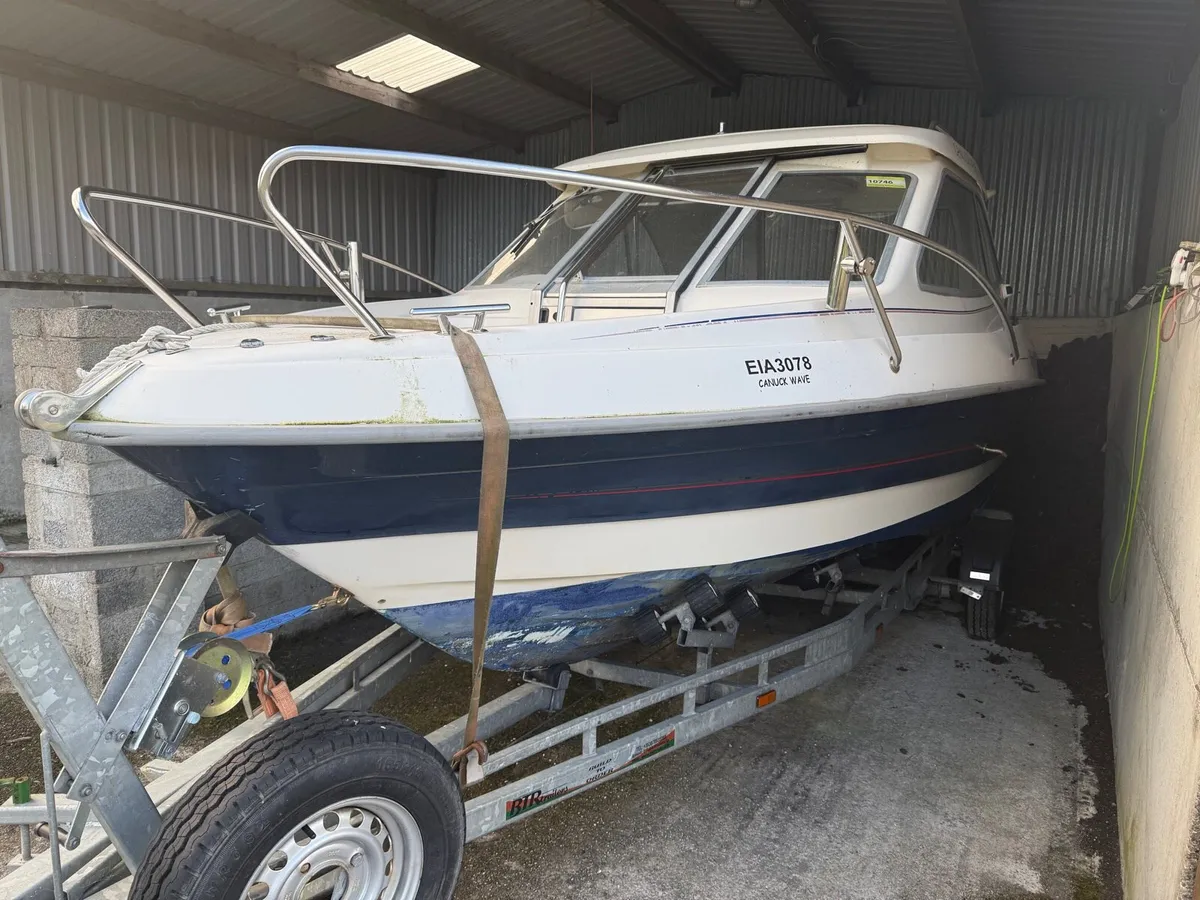 SWAP Boat with Yamaha Outboard on Trailer - Image 1