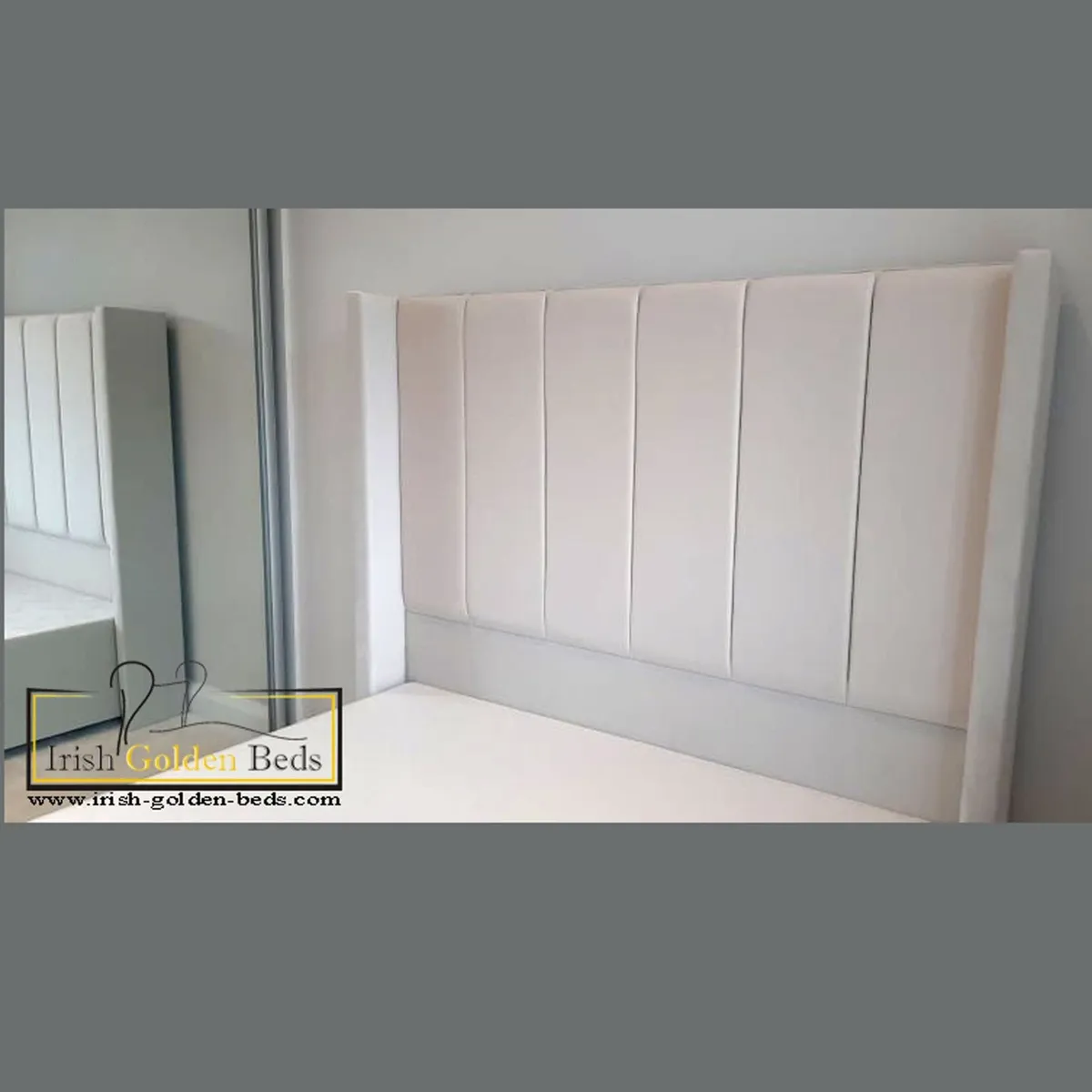 bed frame and headboard, free delivery - Image 1