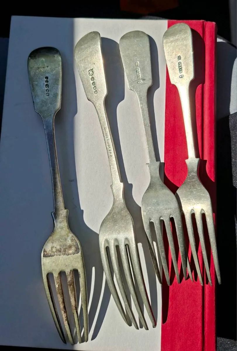 Fiddle sliver forks sliver stamp - Image 2
