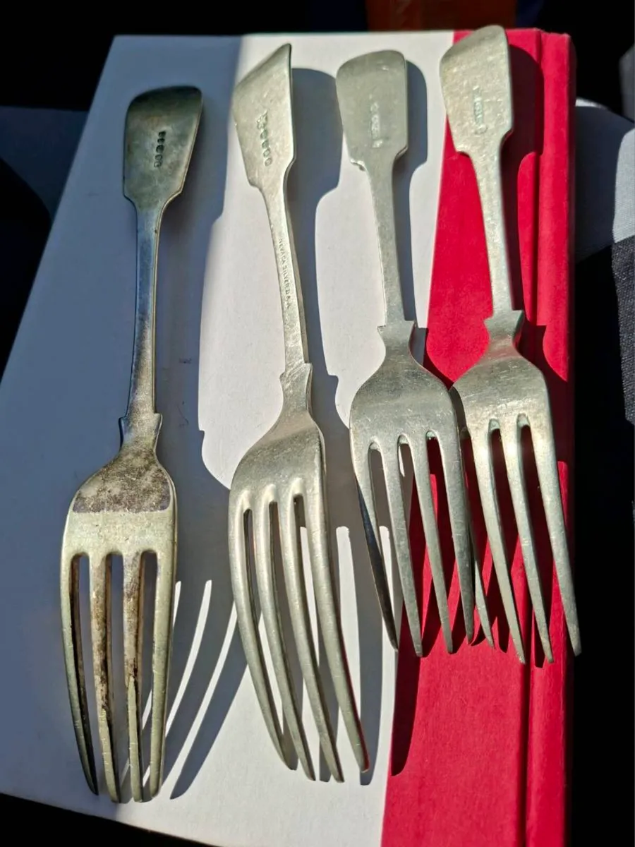 Fiddle sliver forks sliver stamp - Image 3