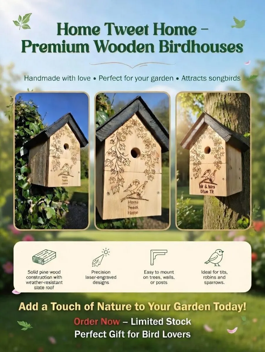Personally Engraved Bird Boxes - Image 1